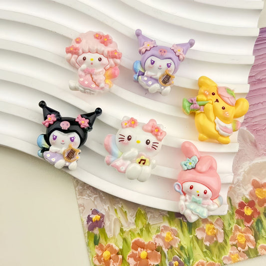 Small Music Sanrio DIY Accessories-Open by yourself not open in live